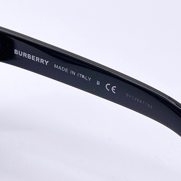Burberry Black Be 4306 30018g Oval Sunglasses